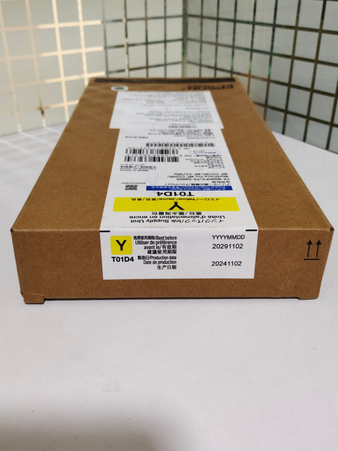 Epson T01D4 Yellow Ink Cartridge Epson T01D4 Yellow Ink Cartridge