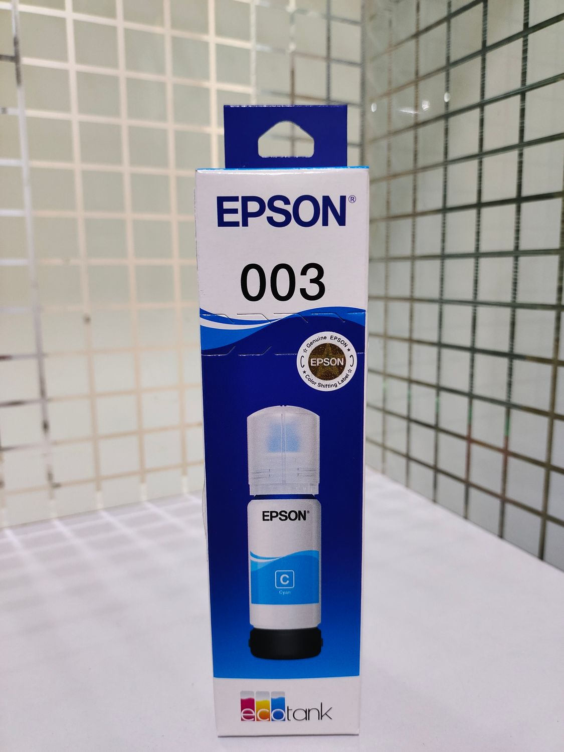 Epson 003 Cyan Ink Bottle
