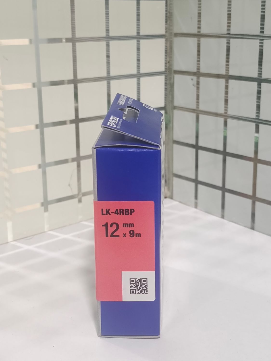 Epson LK-4RBP 12mm Black on Red Label Tape Epson LK-4RBP 12mm Black on Red Label Tape