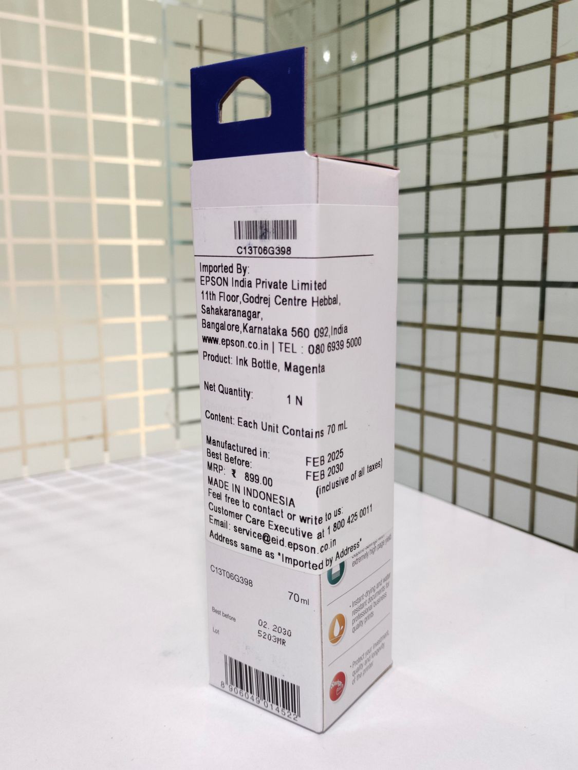Epson 008 Magenta Ink Bottle, 70ml