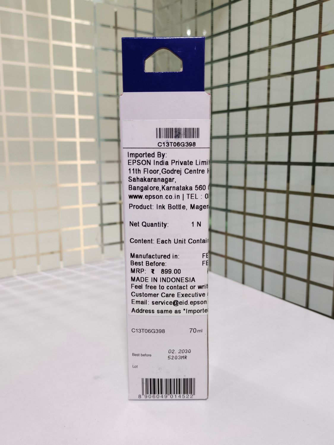 Epson 008 Magenta Ink Bottle, 70ml