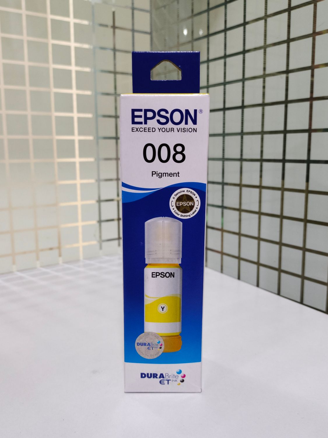 Epson 008 Yellow Ink Bottle, 70ml