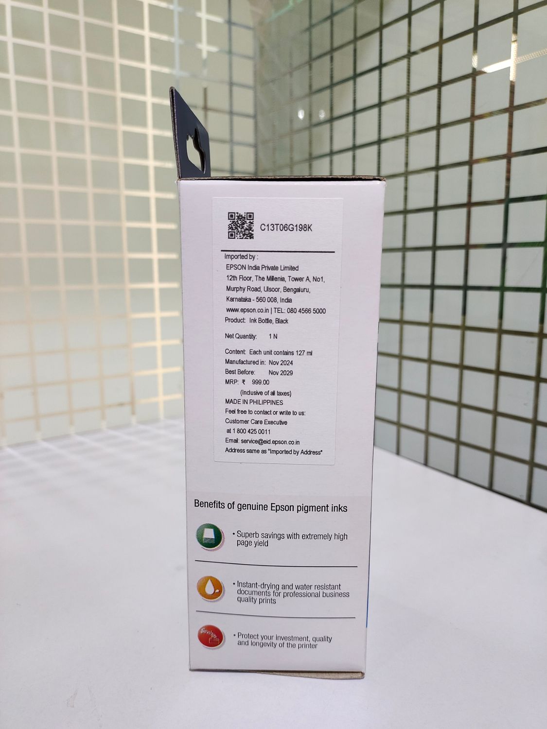 Epson 008 Black Ink Bottle, 127ml Epson 008 Black Ink Bottle, 127ml