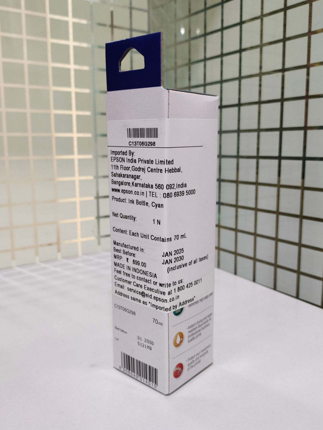 Epson 008 Cyan Ink Bottle, 70ml Epson 008 Cyan Ink Bottle, 70ml