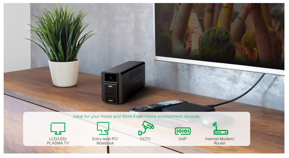 APC Back-UPS, 1100VA, Tower, 230V