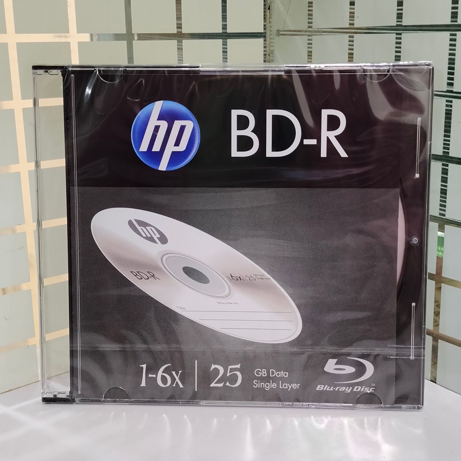 HP BD-R 6X 25GB Blu-Ray with Jewel Case
