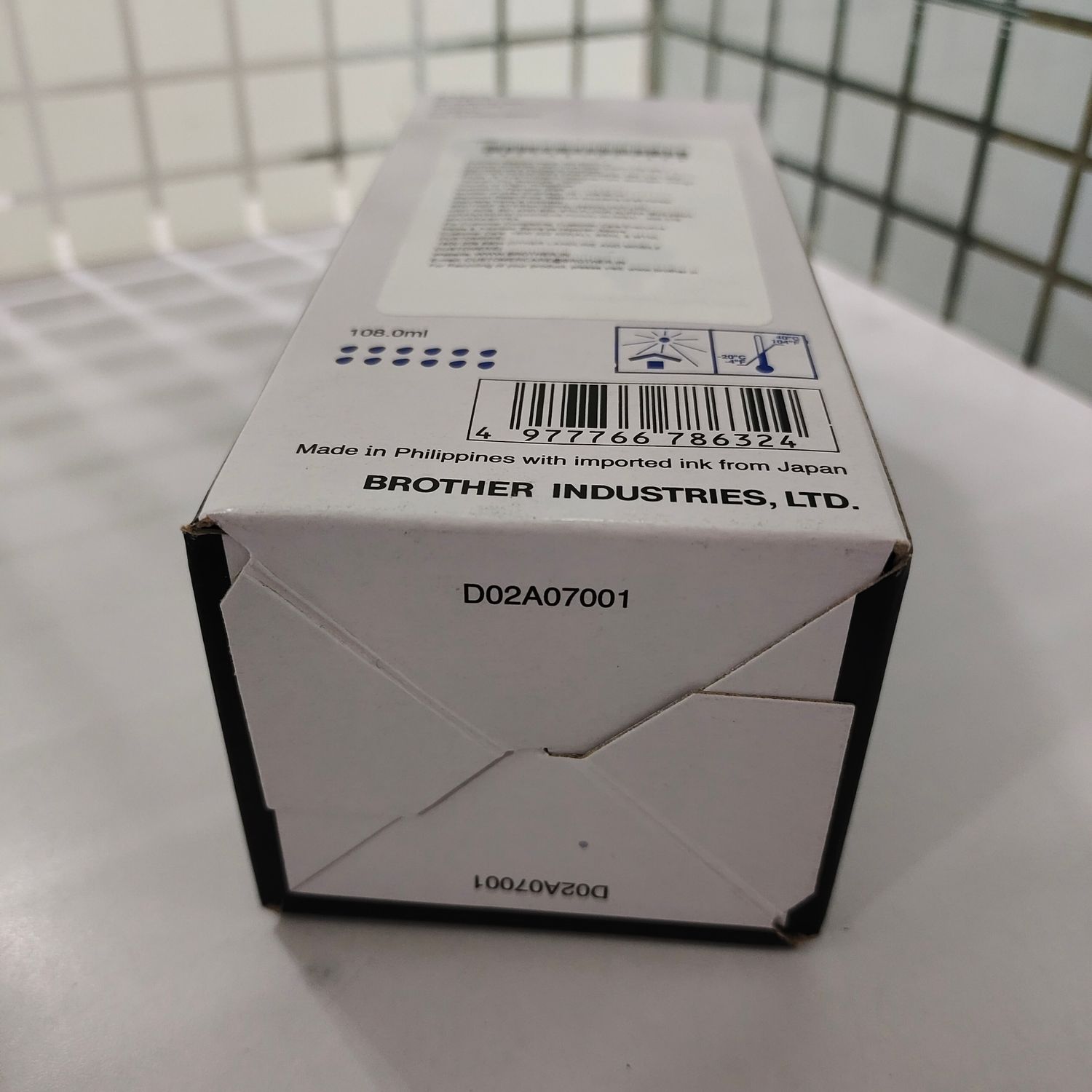 Brother D60BK Black ink Bottle