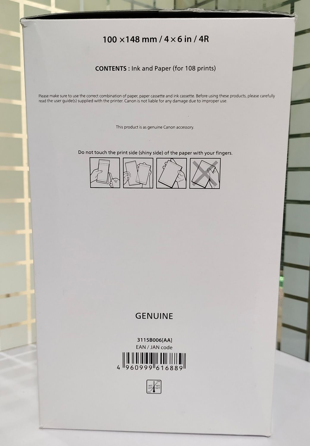 New, Canon Selphy KP-108IN Color Ink/Paper Set