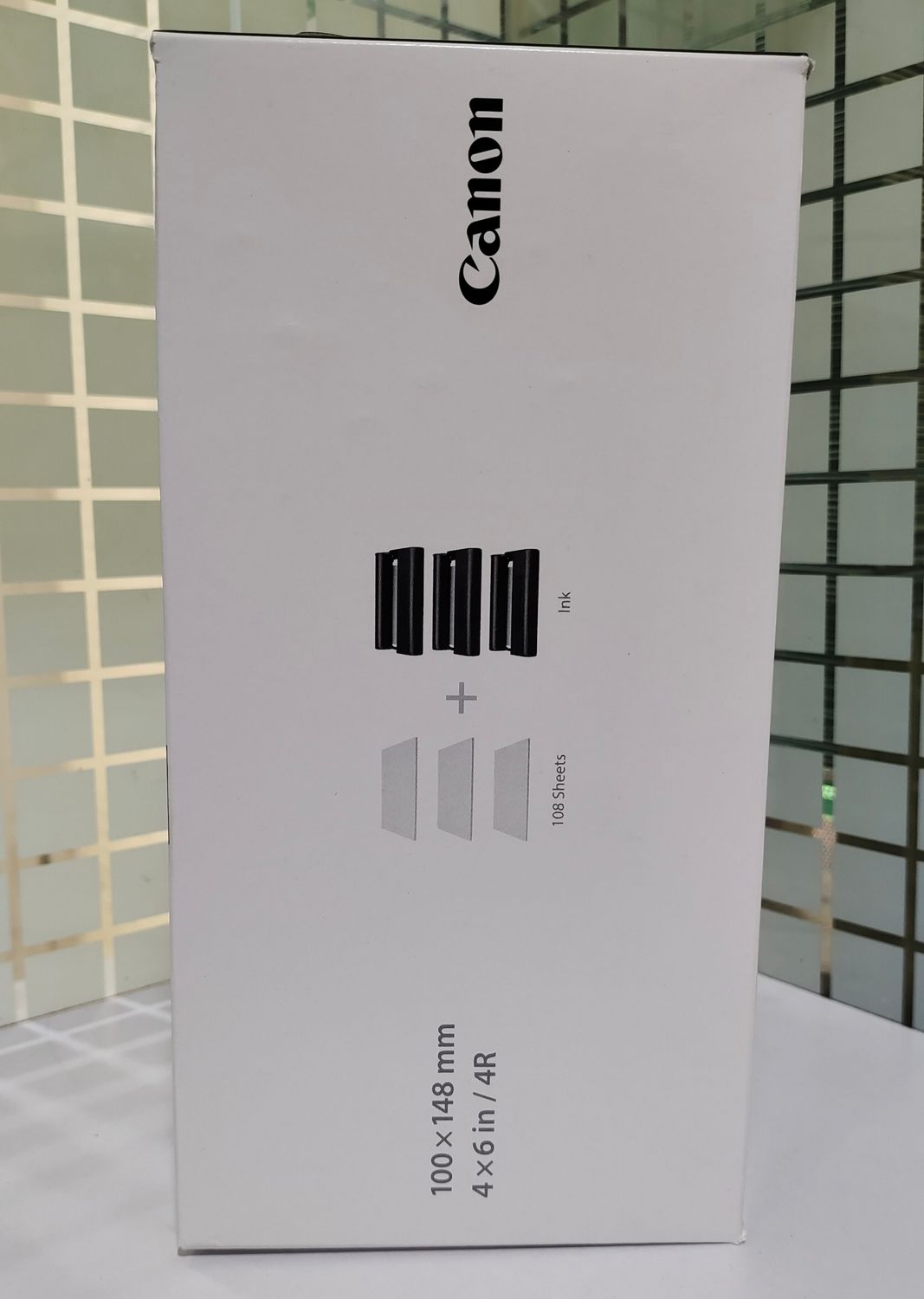 New, Canon Selphy KP-108IN Color Ink/Paper Set