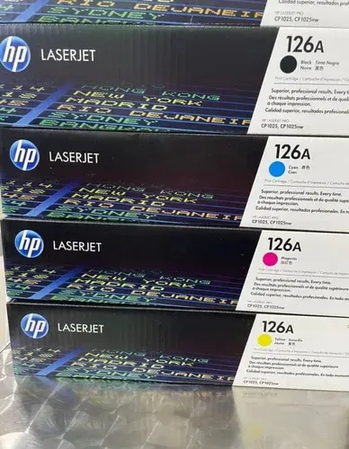 HP 126a Set of 4 Color Toner Cartridge (Pro 100, CP1025, M275)