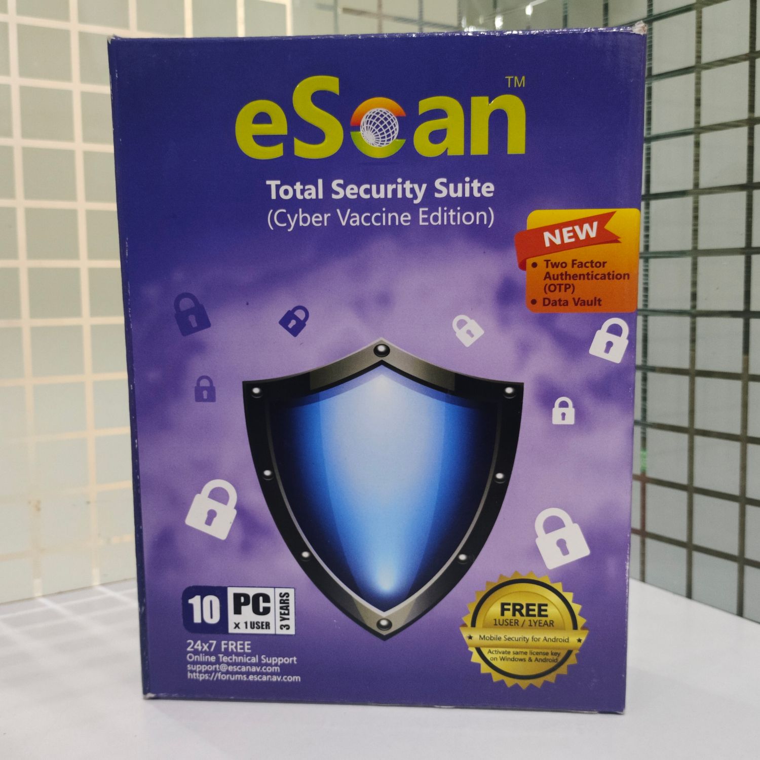 New, 10 User, 1 Year, eScan Total Security (v22x)
