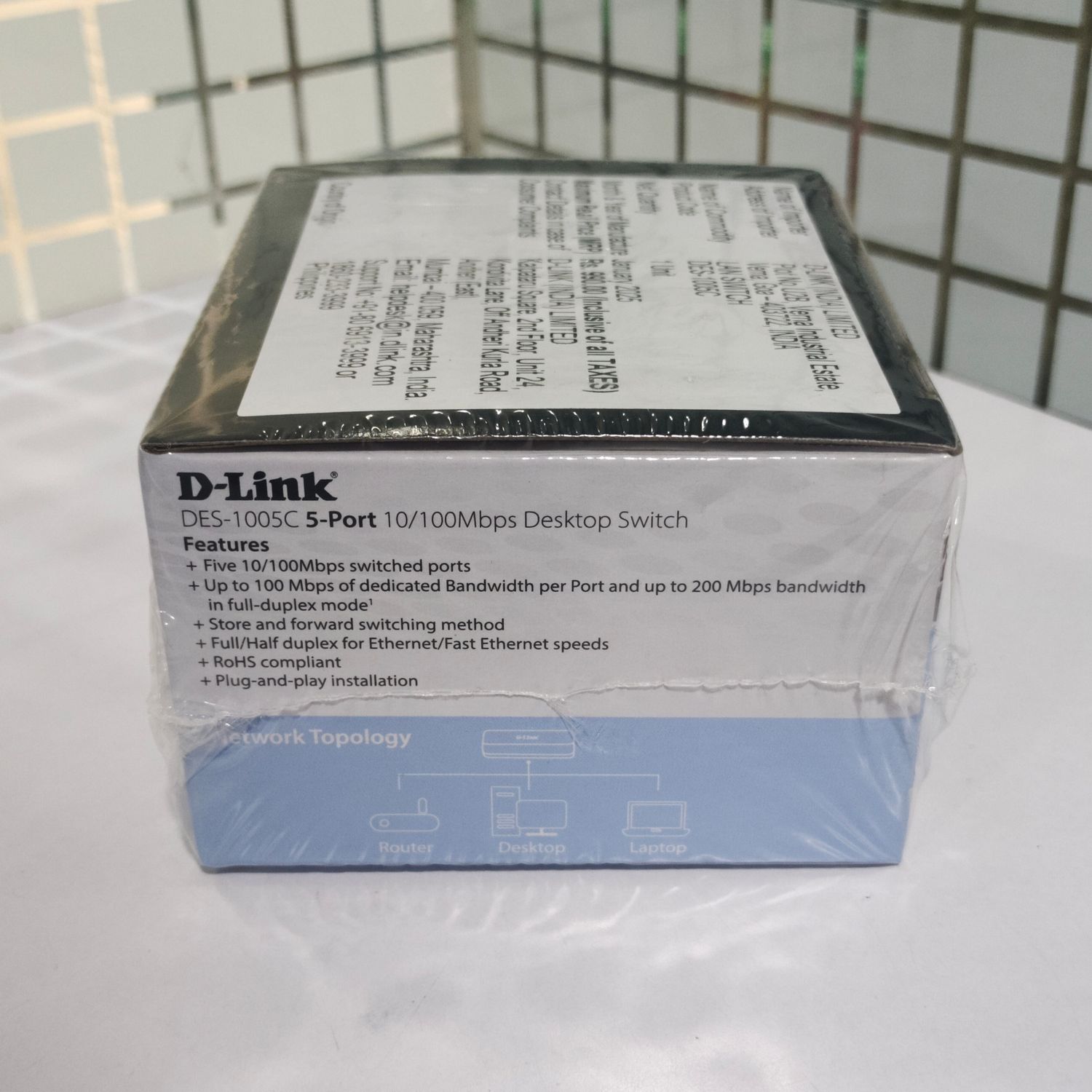 D-Link DES-1005C 5-Port Network Switch