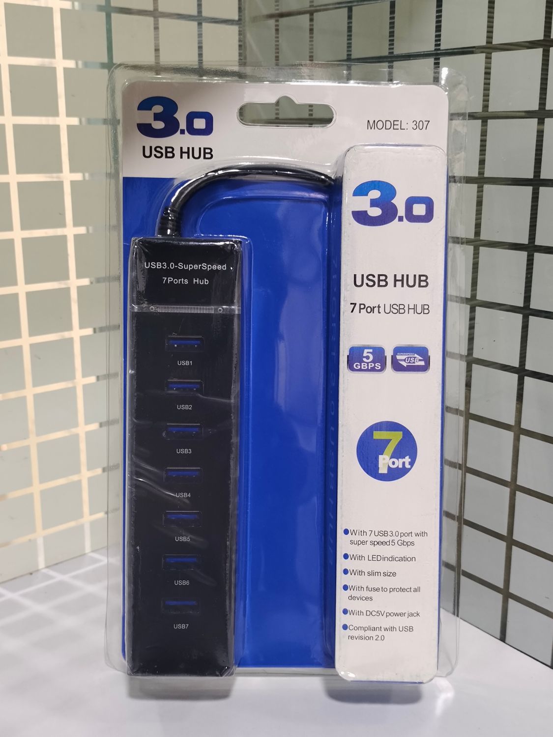 7-Port USB 3.0 High Speed Hub