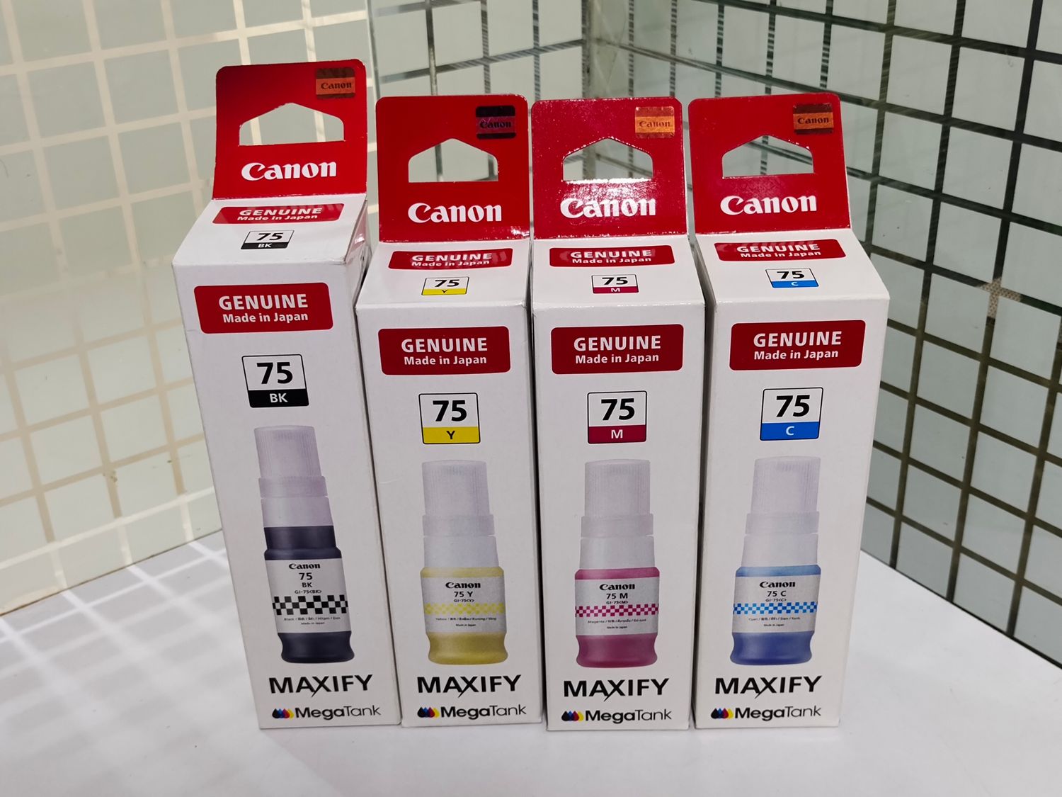 Canon GI-75 Set of 4 Ink Bottle (GX1070, GX2070)