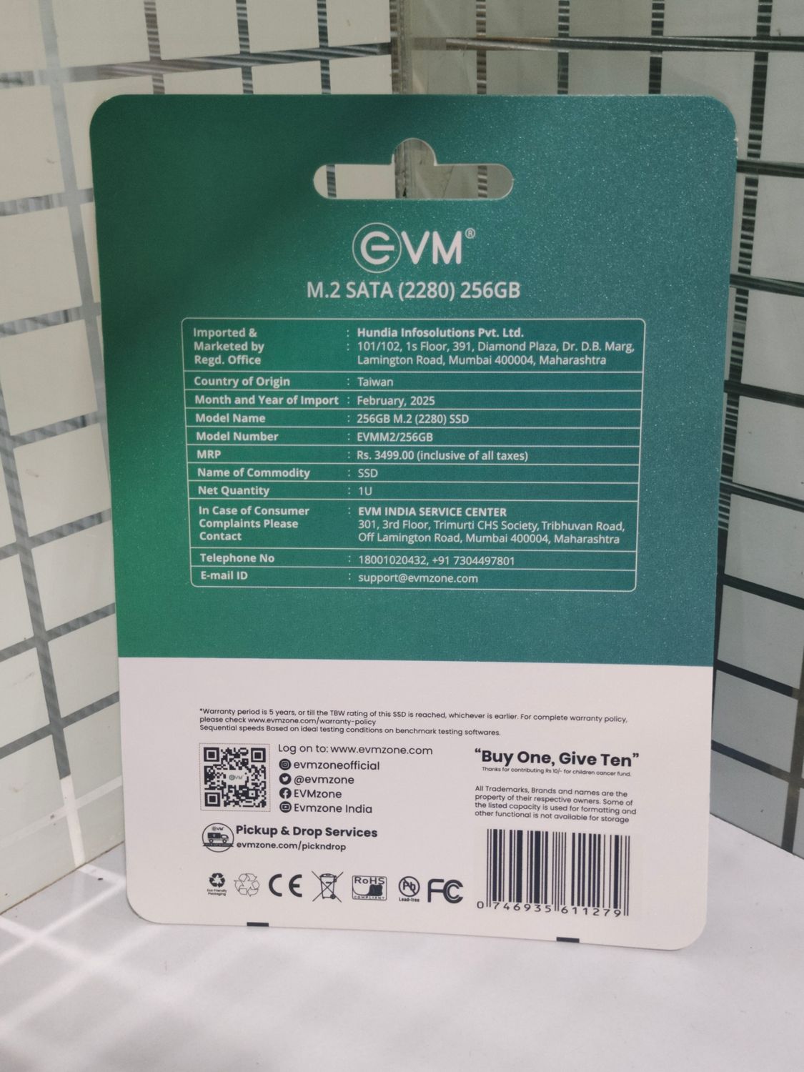 EVM M.2 (2280) 256GB SSD - Fast Performaning SATA Internal SSD EVM M.2 (2280) 256GB SSD - Fast Performaning SATA Internal SSD