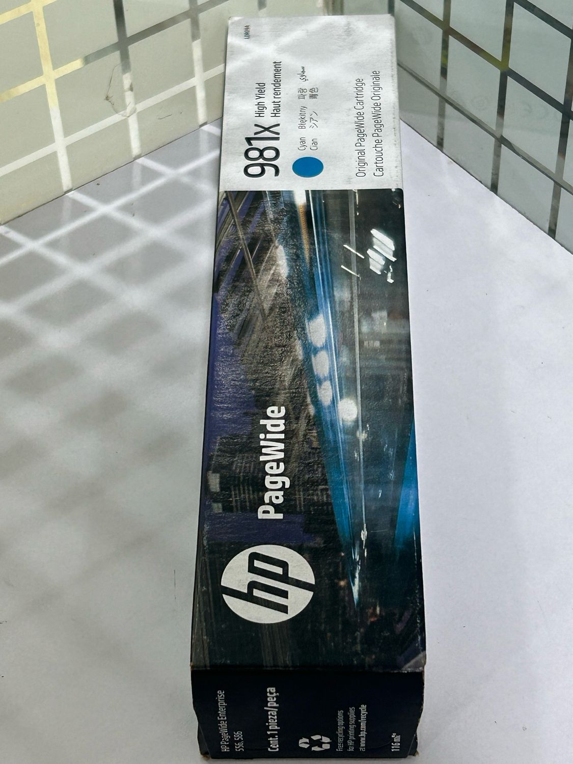 HP 981X High Yield Cyan Original PageWide Cartridge