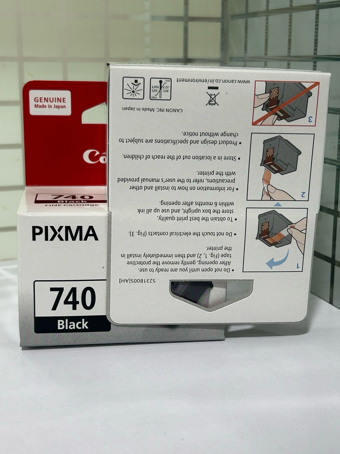 Canon Pixma 740 Black Cartridge (Pack of 2) Canon Pixma 740 Black Cartridge (Pack of 2)