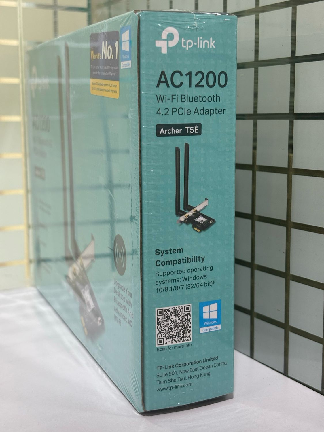 TP Link Archer T5E AC1200 Wi-Fi Bluetooth 4.2 PCIe Adapter TP Link Archer T5E AC1200 Wi-Fi Bluetooth 4.2 PCIe Adapter