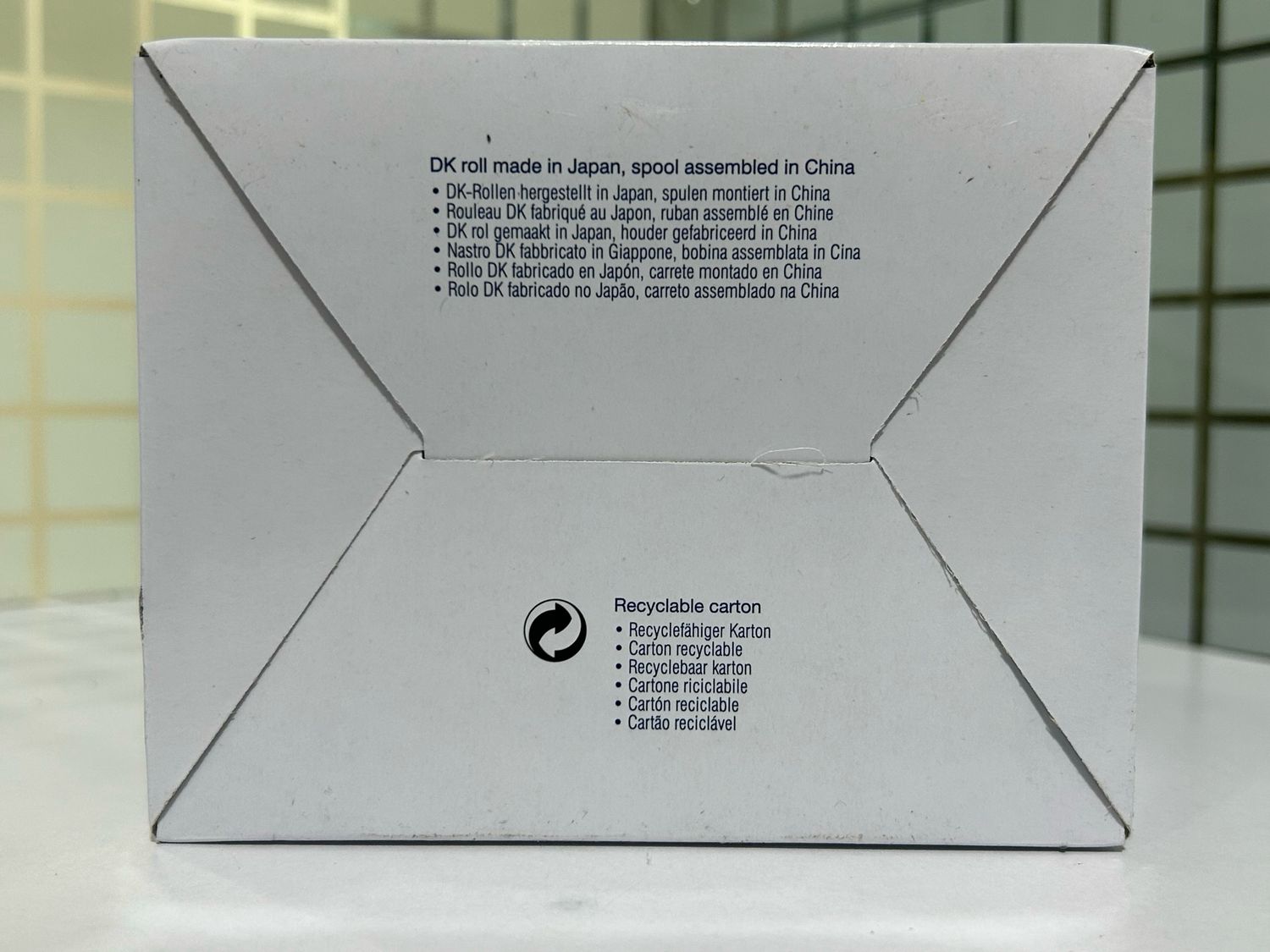 Brother DK22205 Black on White Continuous Length Paper Label Brother DK22205 Black on White Continuous Length Paper Label