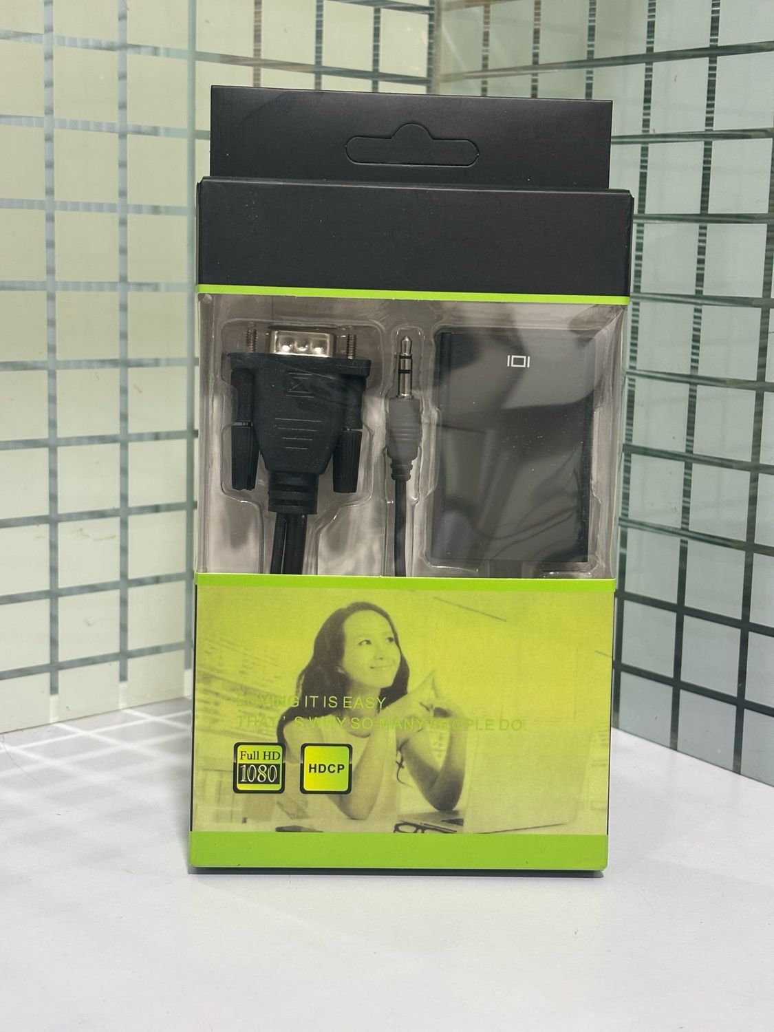VGA to HDMI Adapter with audio (Pack of 10)