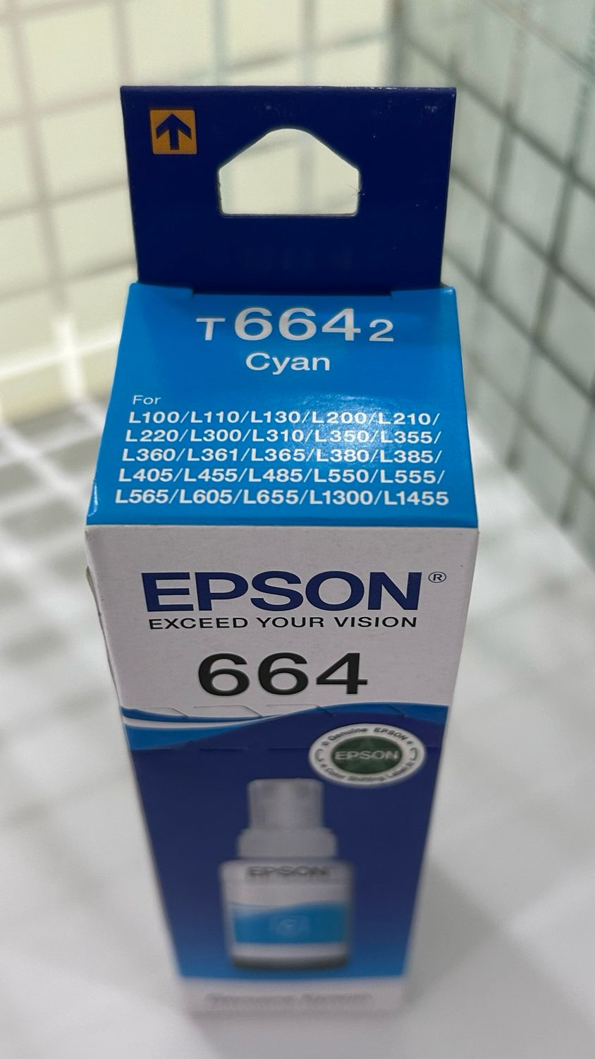 Epson 664 Cyan ink Bottle Epson 664 Cyan ink Bottle