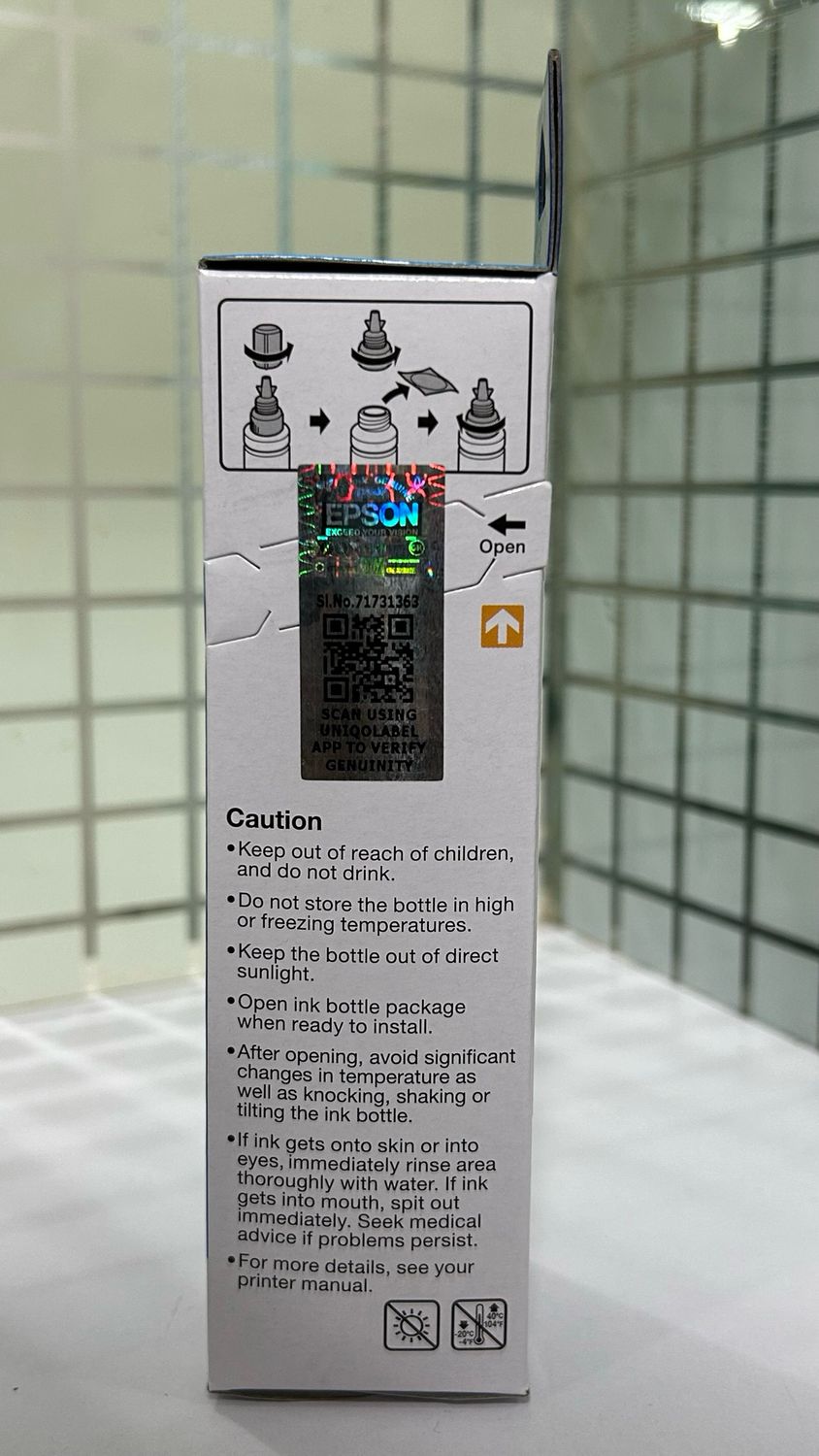 Epson 664 Cyan ink Bottle Epson 664 Cyan ink Bottle