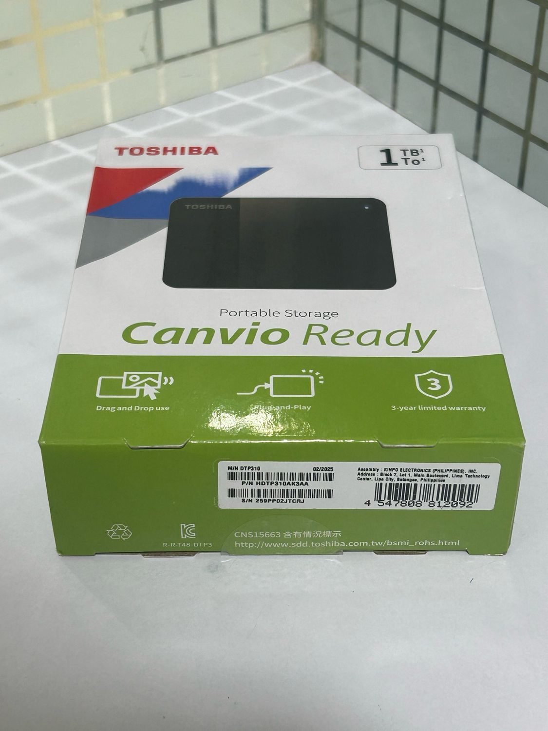 Toshiba 1TB External Hard Drive, Canvio Ready Toshiba 1TB External Hard Drive, Canvio Ready