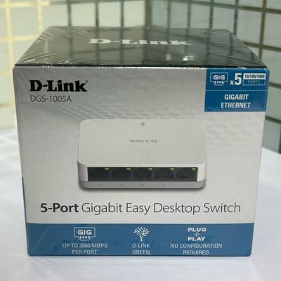 D-Link DGS-1005A 5-Port Gigabit Switch D-Link DGS-1005A 5-Port Gigabit Switch