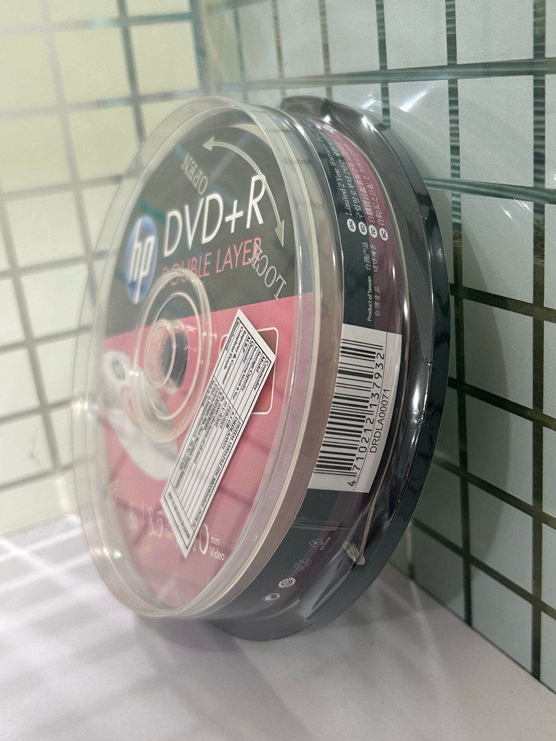 (New) HP DVD-R Double Layer 8.5GB Blank Disc (10disc) (New) HP DVD-R Double Layer 8.5GB Blank Disc (10disc)