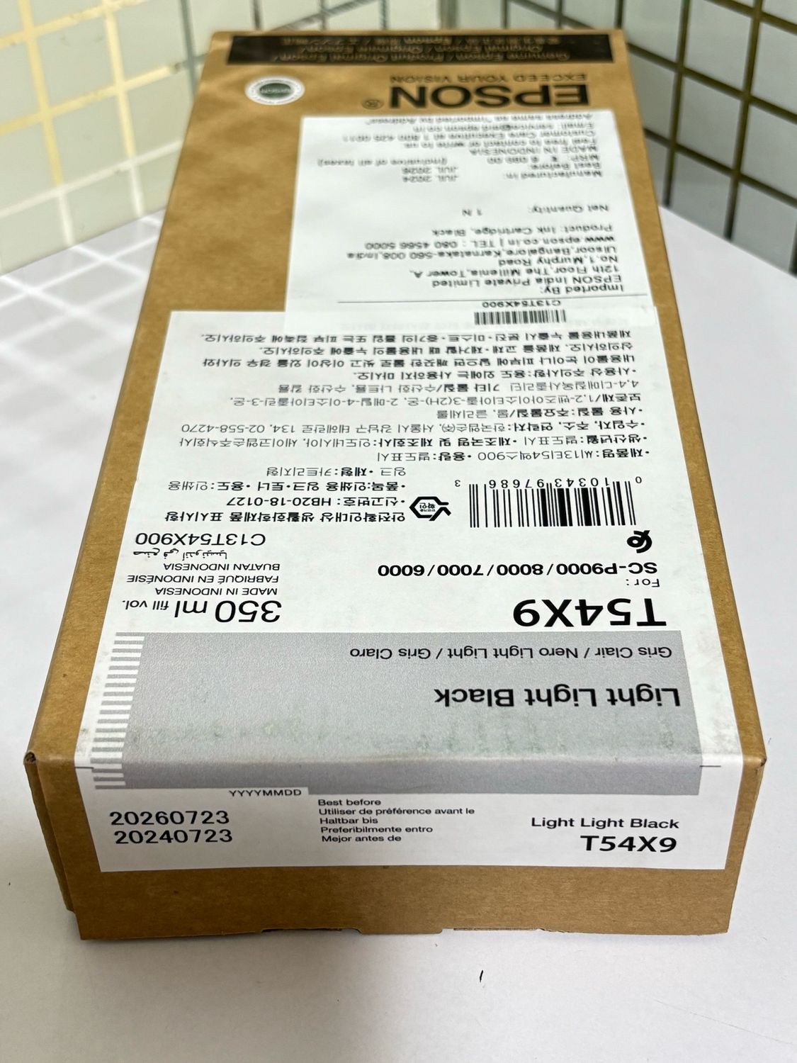 Epson Light Light Black T54X900 UltraChrome 350ml In Stock Epson Light Light Black T54X900 UltraChrome 350ml In Stock