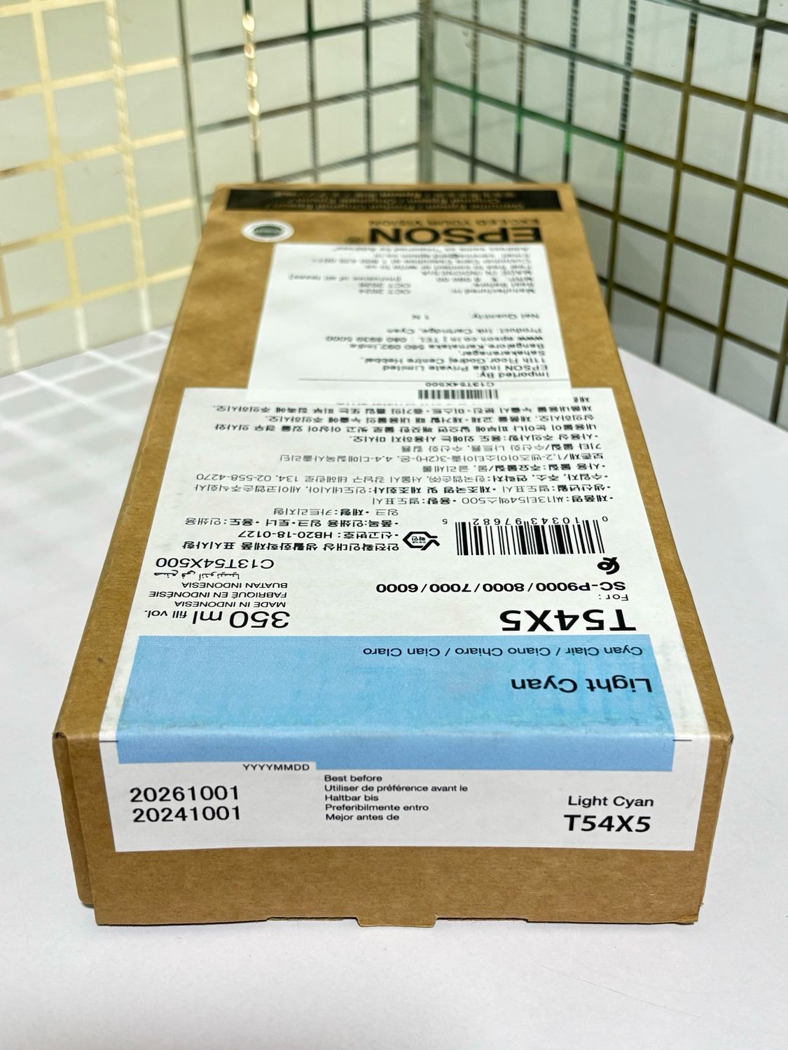 Epson C13T54X500 Light Cyan UltraChrome HDX/HD 350ml Ink