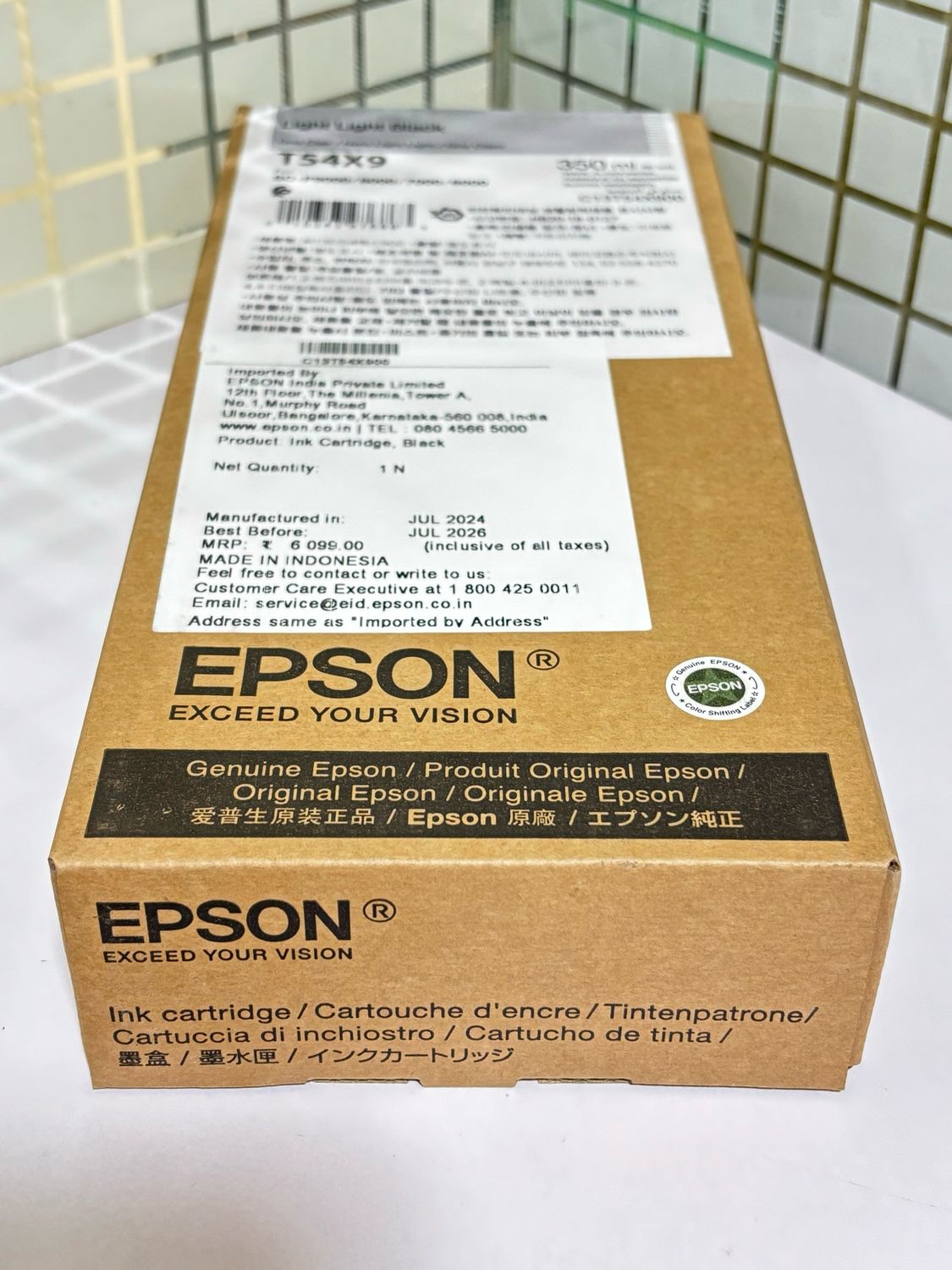 Epson Light Light Black T54X900 UltraChrome 350ml In Stock Epson Light Light Black T54X900 UltraChrome 350ml In Stock