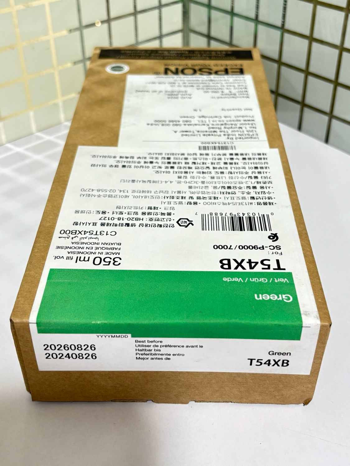 Epson C13T54XB00 Ink cartridge green 350ml Epson C13T54XB00 Ink cartridge green 350ml