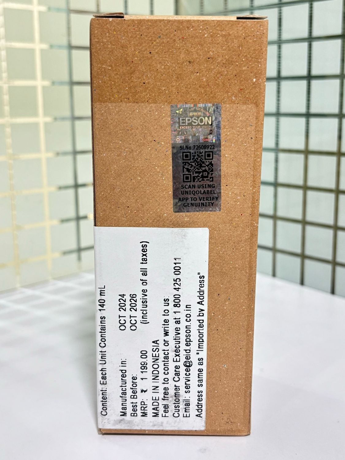 Epson T49P1 Black Ink Bottle, 140ml