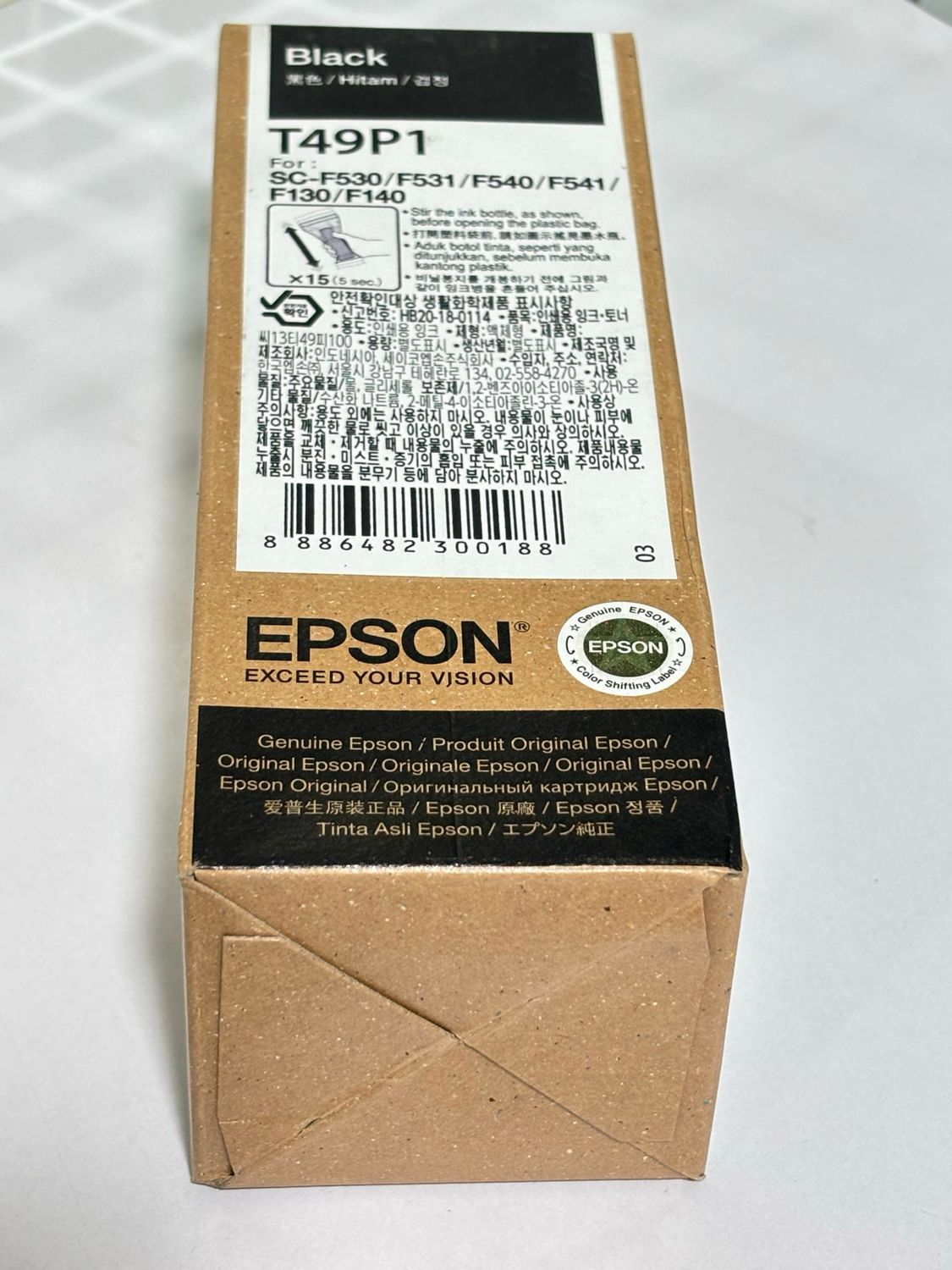 Epson T49P1 Black Ink Bottle, 140ml