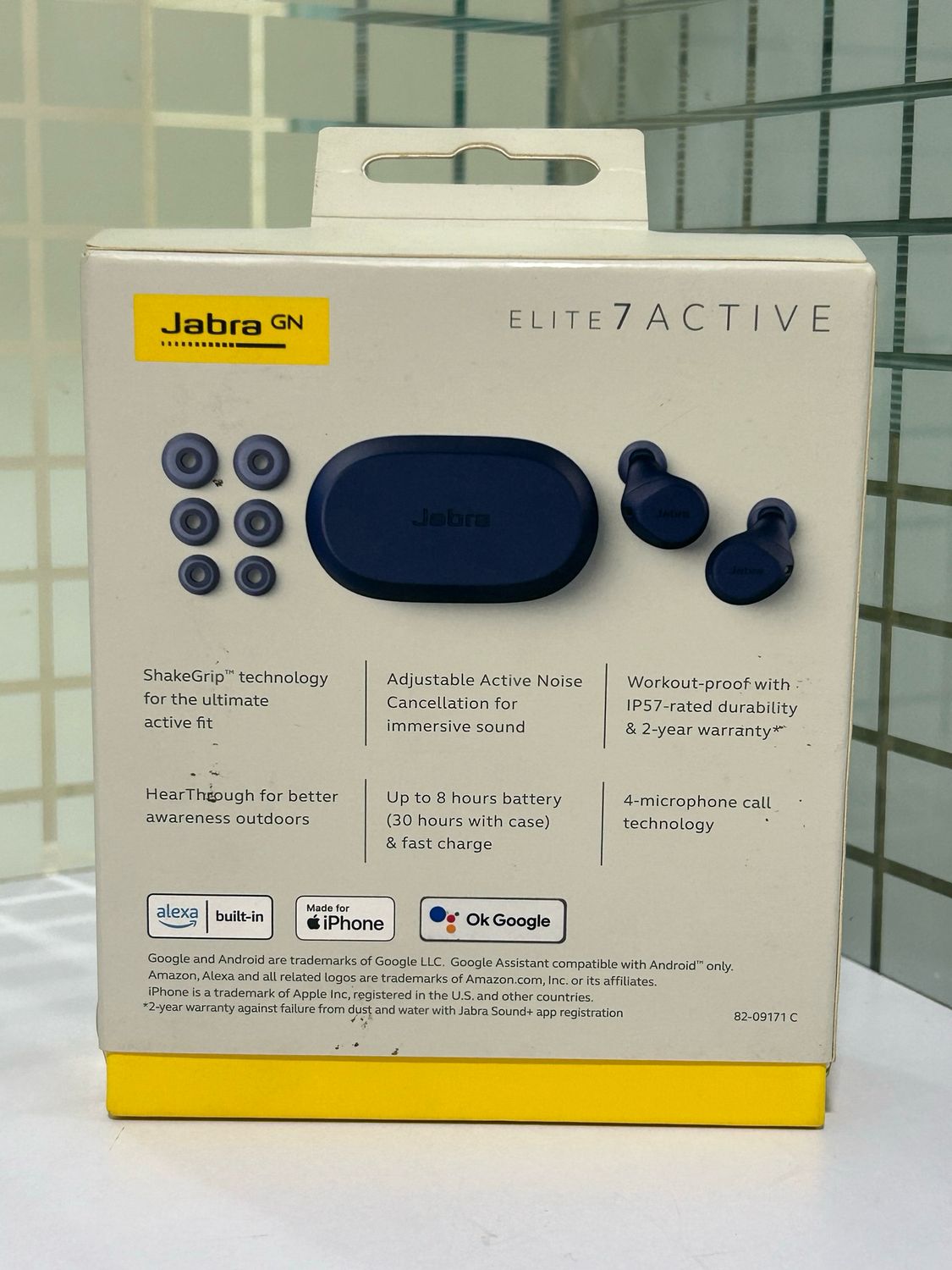 Jabra Elite 7 Active Earbuds, Navy Blue