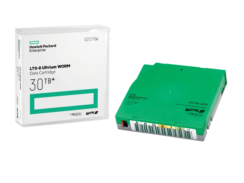 HPE LTO‑8 Ultrium 30TB WORM Data Cartridge HPE LTO‑8 Ultrium 30TB WORM Data Cartridge