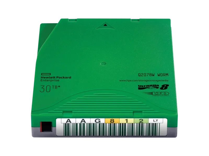 HPE LTO‑8 Ultrium 30TB WORM Data Cartridge HPE LTO‑8 Ultrium 30TB WORM Data Cartridge