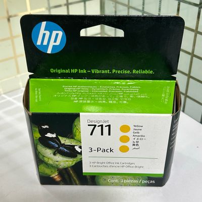 HP DesignJet 711 Yellow Ink Cartridge, 3-Pack - Rs.4850