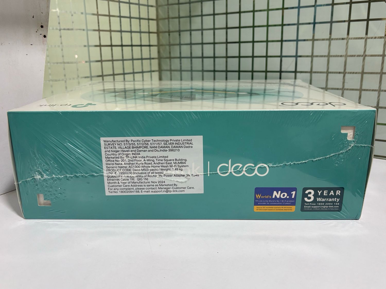 TP-Link Deco M5 Home Wi-fi System Mesh Router, Pack of 3 TP-Link Deco M5 Home Wi-fi System Mesh Router, Pack of 3