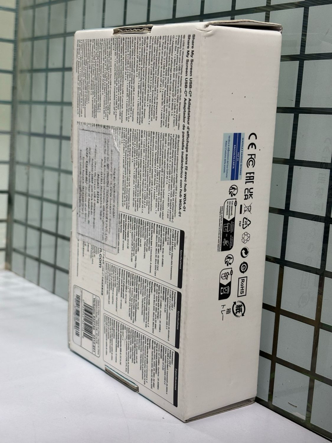 Verbatim Share My Screen USB-C 1080p HDMI, VGA