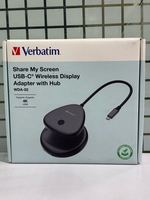 Verbatim Share My Screen USB-C 4K, HDMI Verbatim Share My Screen USB-C 4K, HDMI