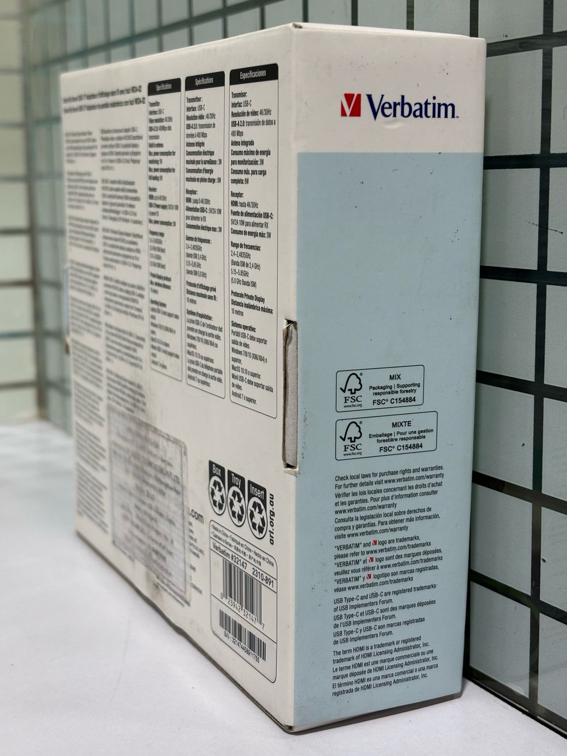 Verbatim Share My Screen USB-C 4K, HDMI