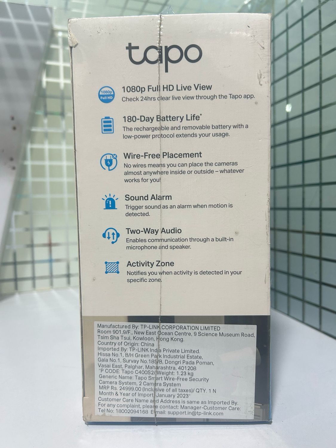 Tapo C400S2 Smart Wire-Free Security Camera System, 2-Camera System Tapo C400S2 Smart Wire-Free Security Camera System, 2-Camera System