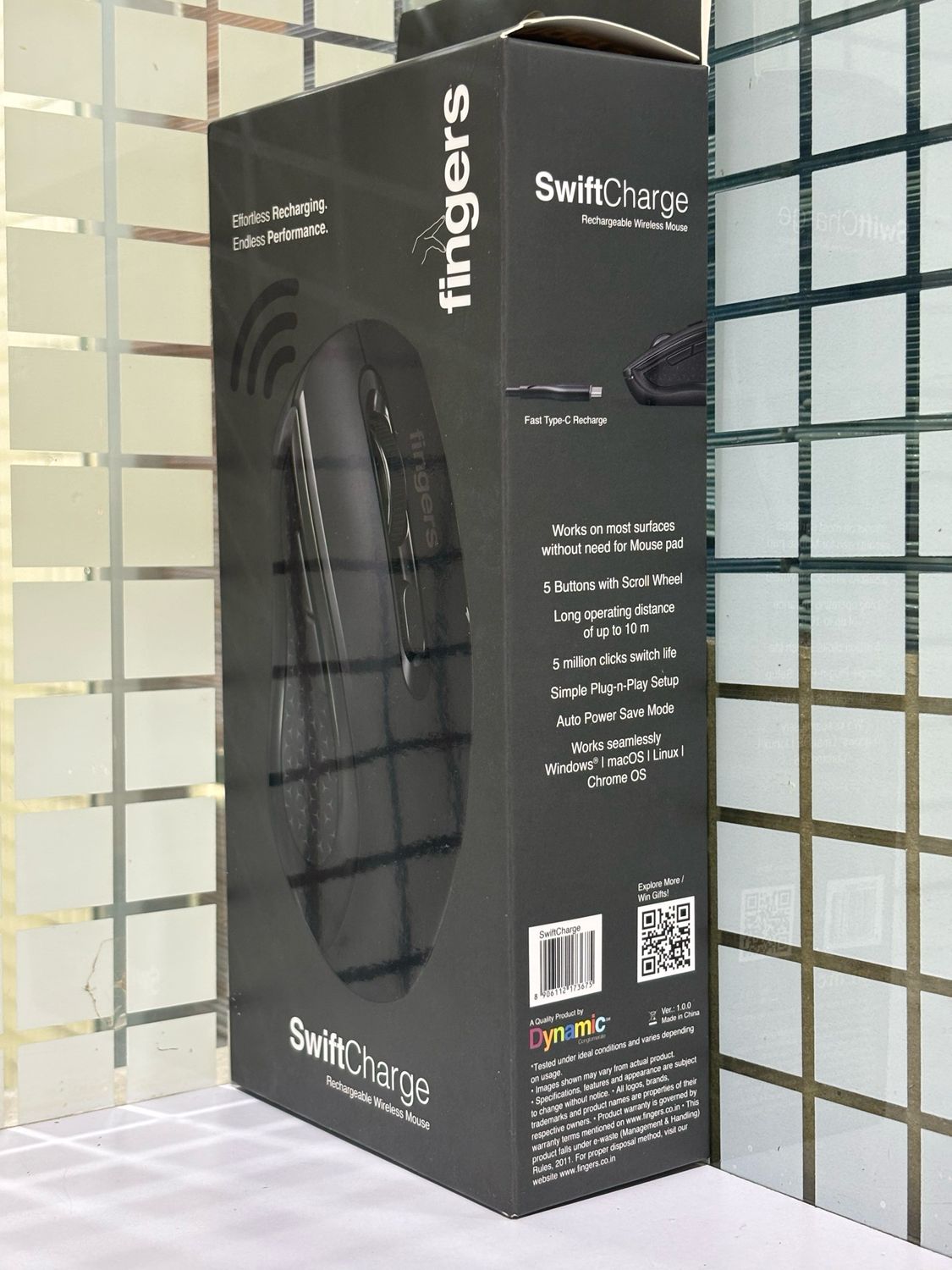 Fingers Swift Charge Wireless Mouse Fingers Swift Charge Wireless Mouse