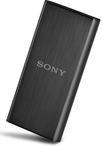Sony External 256GB SSD Hard Drive, Black