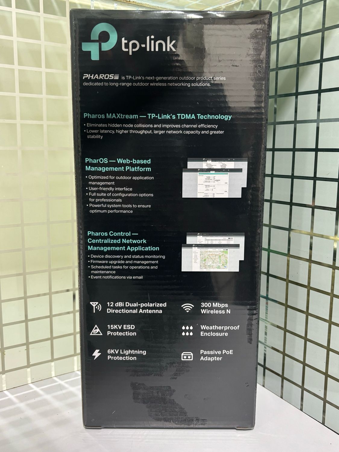 TP Link CPE220 2.4GHz 300Mbps 12dBi Outdoor Access Point TP Link CPE220 2.4GHz 300Mbps 12dBi Outdoor Access Point