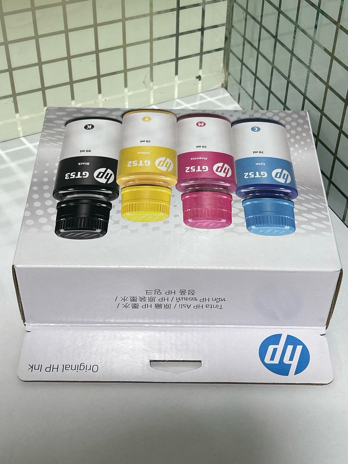 HP GT52, 53 Set of 4 bottle (410, 415, 419, 210, 500, 515)