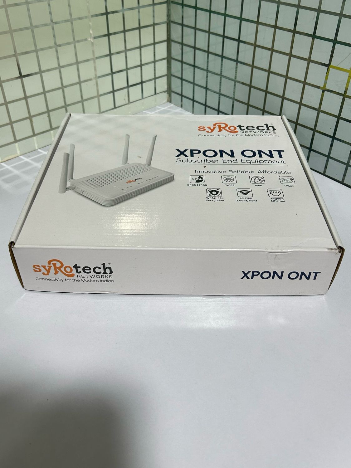 Syrotech Dual Band XPON ONT with 4 Antenna GPON 2010 Syrotech Dual Band XPON ONT with 4 Antenna GPON 2010
