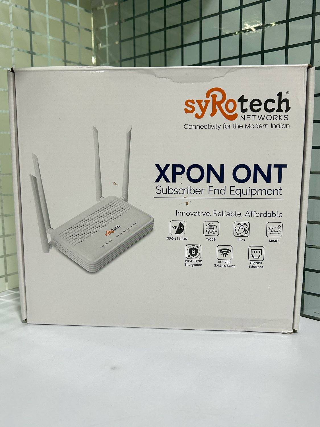 Syrotech Dual Band XPON ONT with 4 Antenna GPON 2010